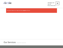 Tablet Screenshot of ismile-tx.com